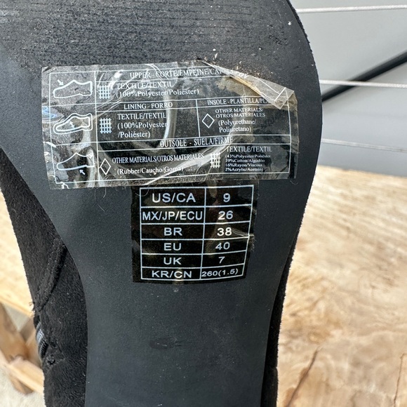 Forever 21 Black Pointed-Toe Stiletto Ankle Boots with Side Zipper fall chic 9 - Picture 7 of 8